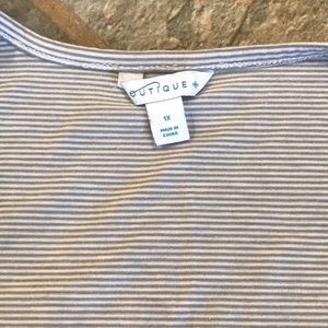 Boutique Tops - Cold Shoulder w/ tie Top Boutique Tops - Cold Shoulder w/ tie Top